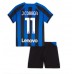 Cheap Inter Milan Joaquin Correa #11 Home Football Kit Children 2022-23 Short Sleeve (+ pants)